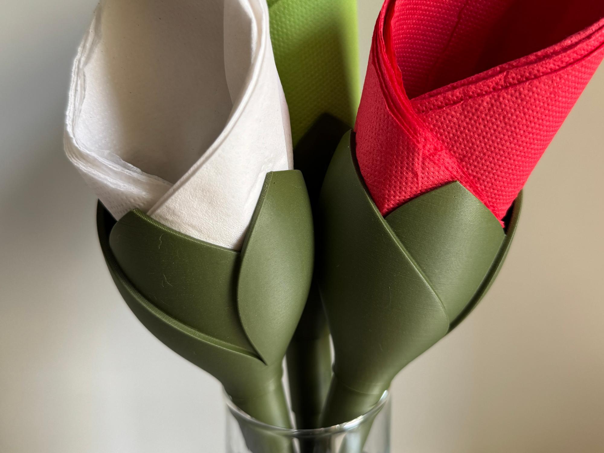 Tulip, napkin holder. 3d model