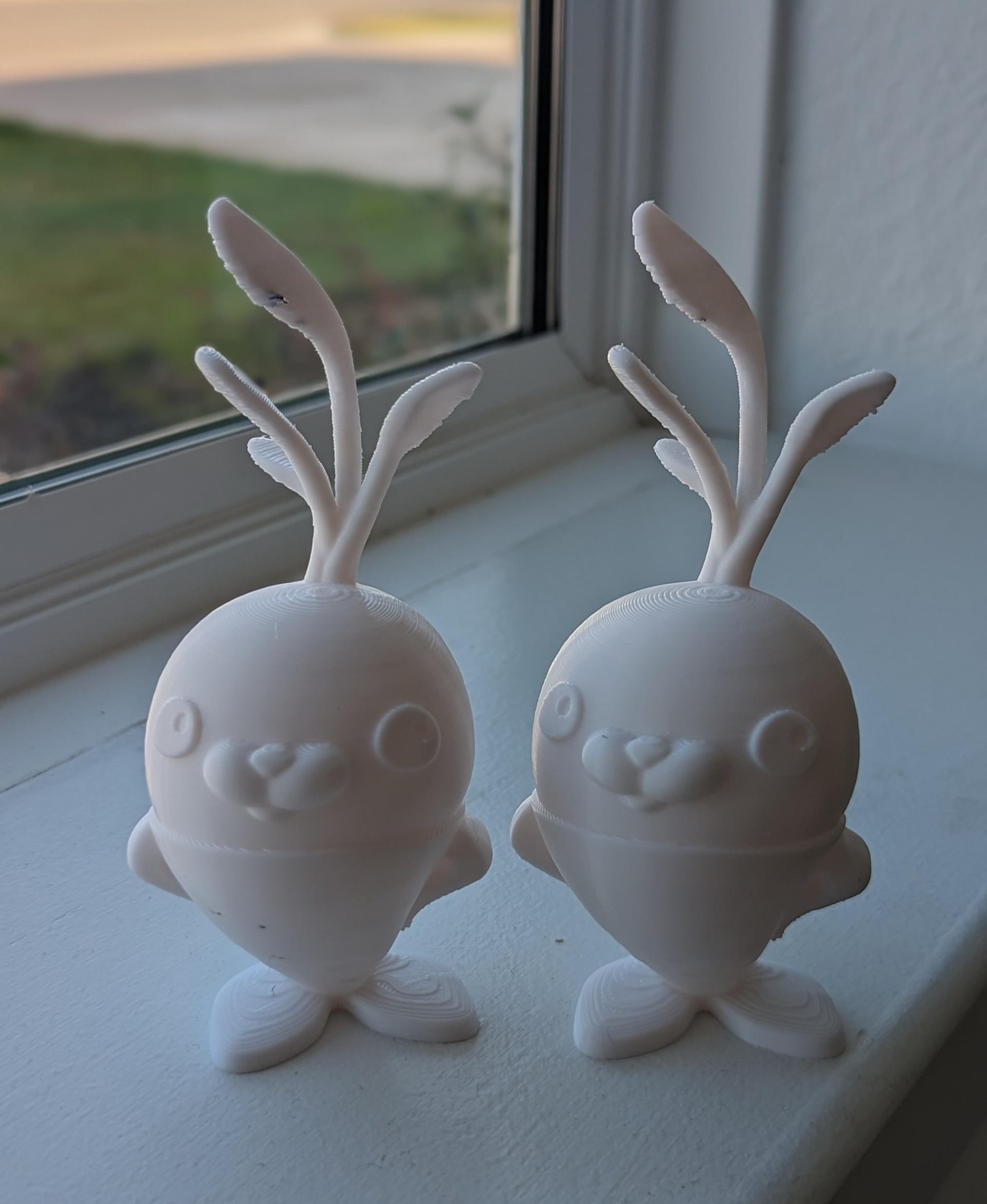 Turnip - Pair of Tunips to be painted by the nieces  - 3d model