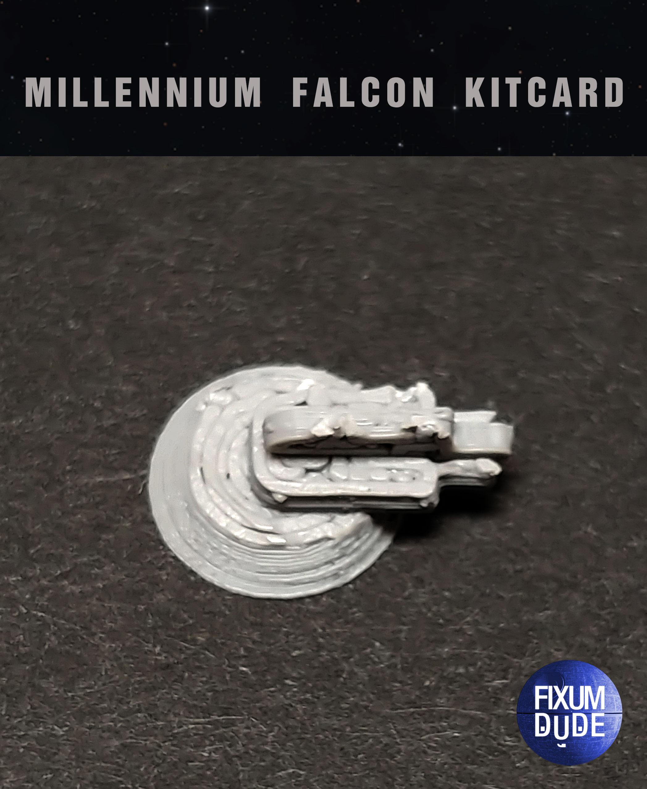 Star Wars Millennium Falcon Kit Card by Fixumdude 3d model