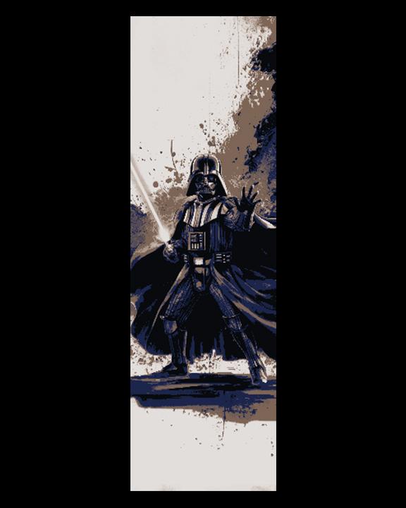 Fan Art Set of Bookmarks - Sketches of Star Wars Villain Darth Vader 3d model