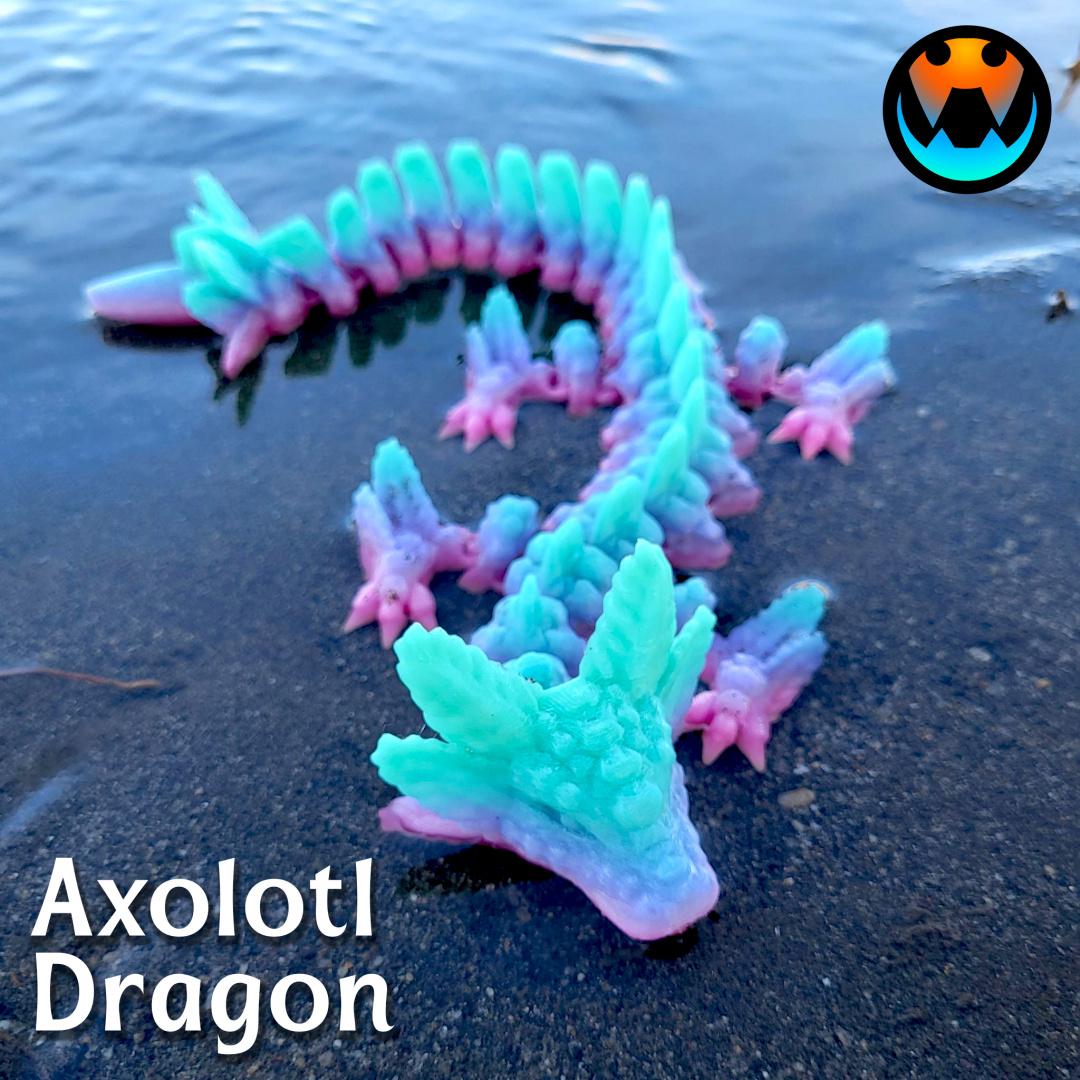 Axolotl Dragon 3d model