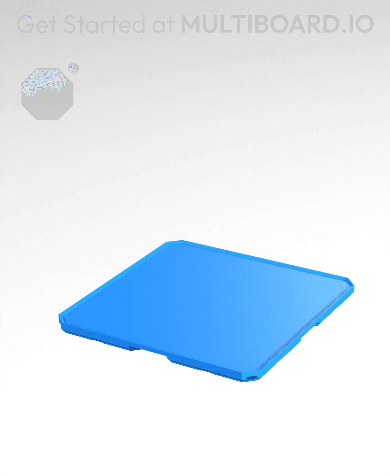 2x2x0.25 - Bin - Multibin Insert 3d model