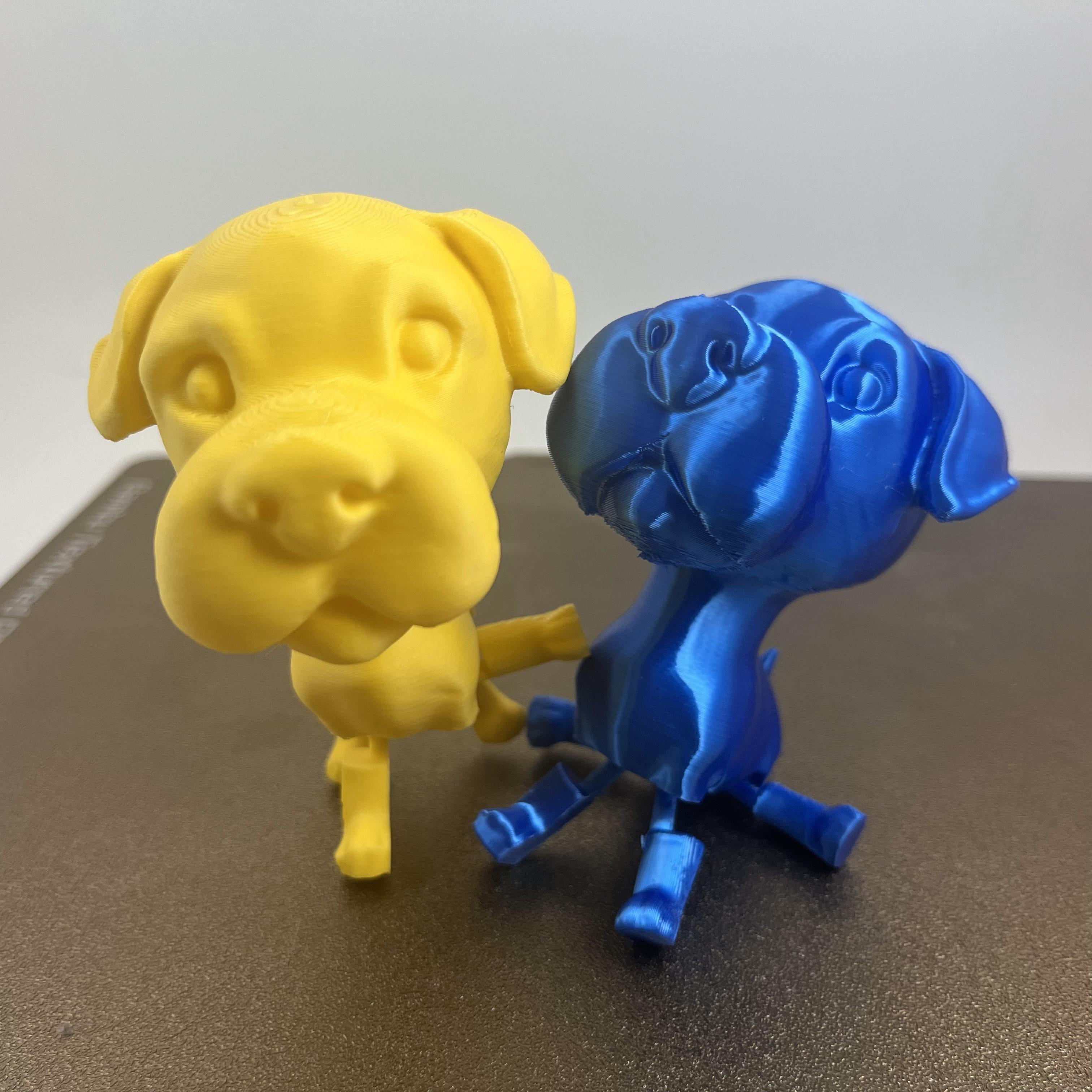 flexy big head dog 3d model