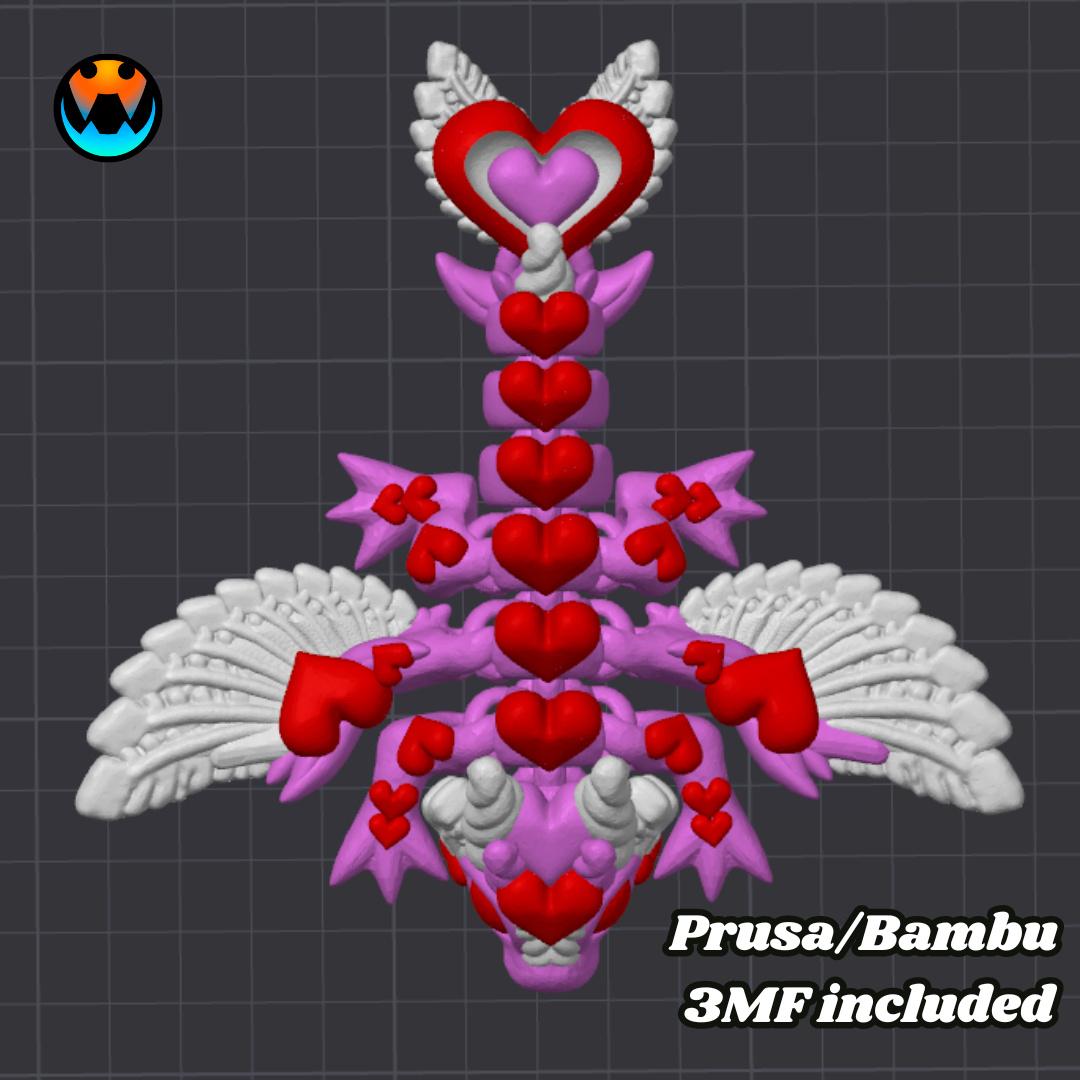 Tiny Heart Dragon 3d model