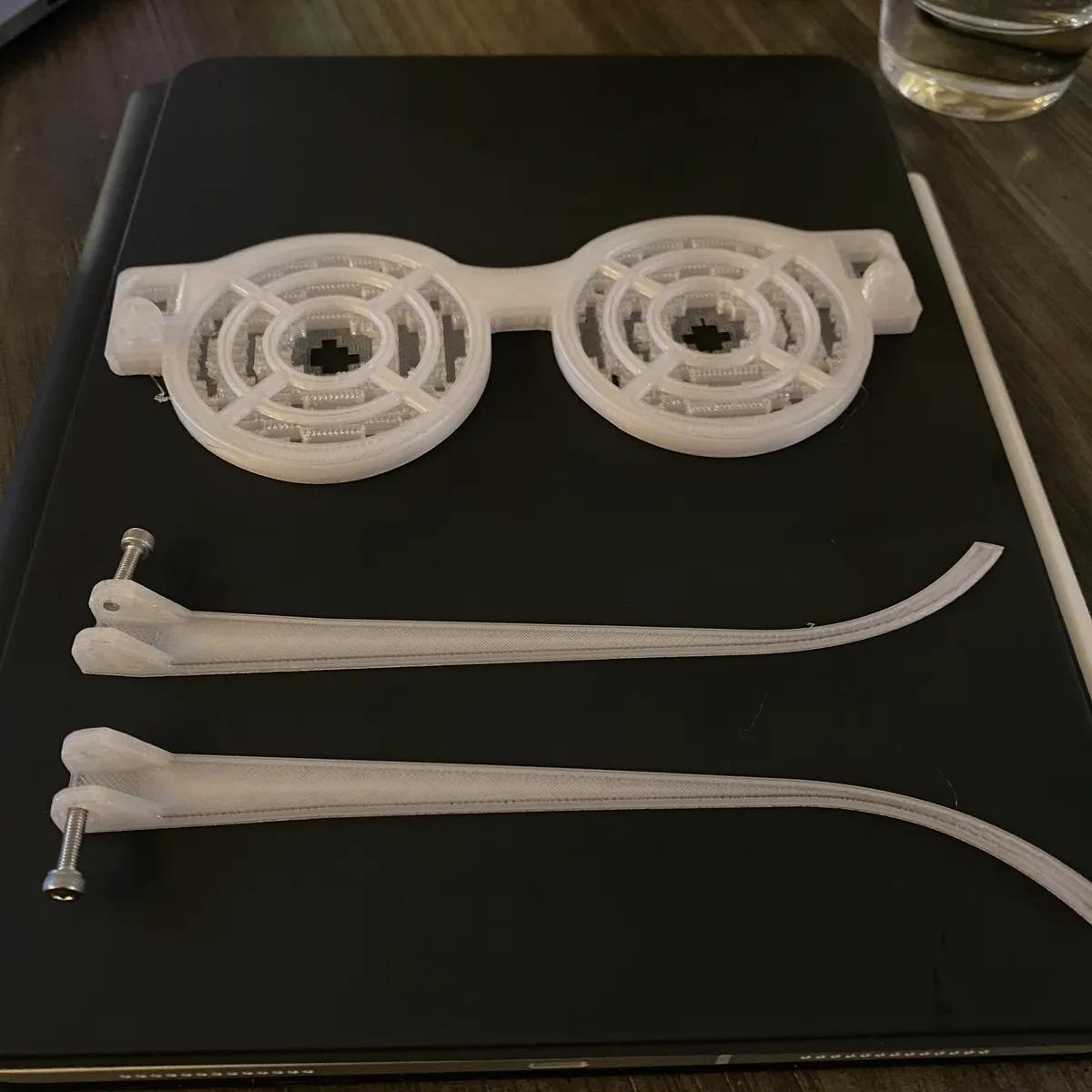 Rezz-Inspired Glasses Frames 3d model