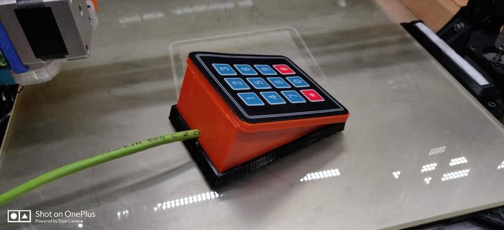 3x4 and 4x4 Keypad Controller For Octoprint or CNC 3d model