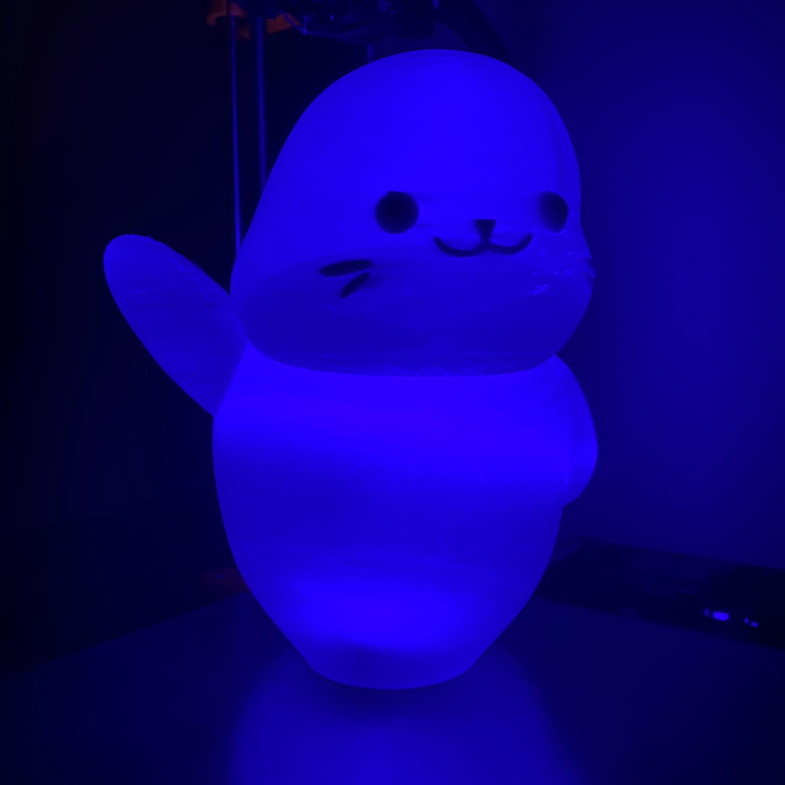 Sappy Seal Hello World Lamp 3d model