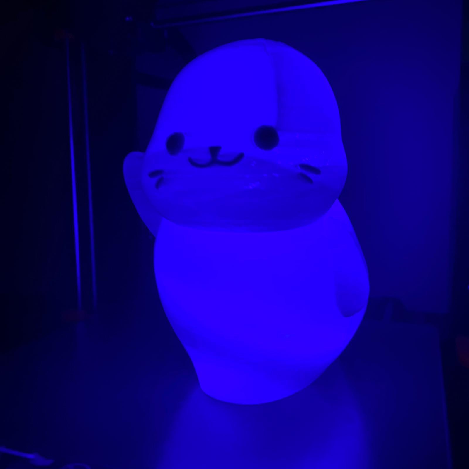 Sappy Seal Hello World Lamp 3d model