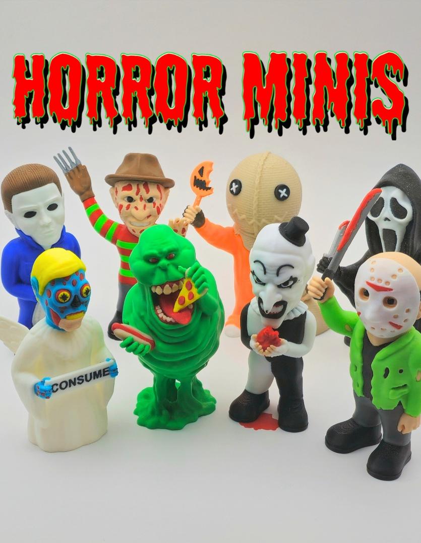 Horror Minis by IK3D 3d model