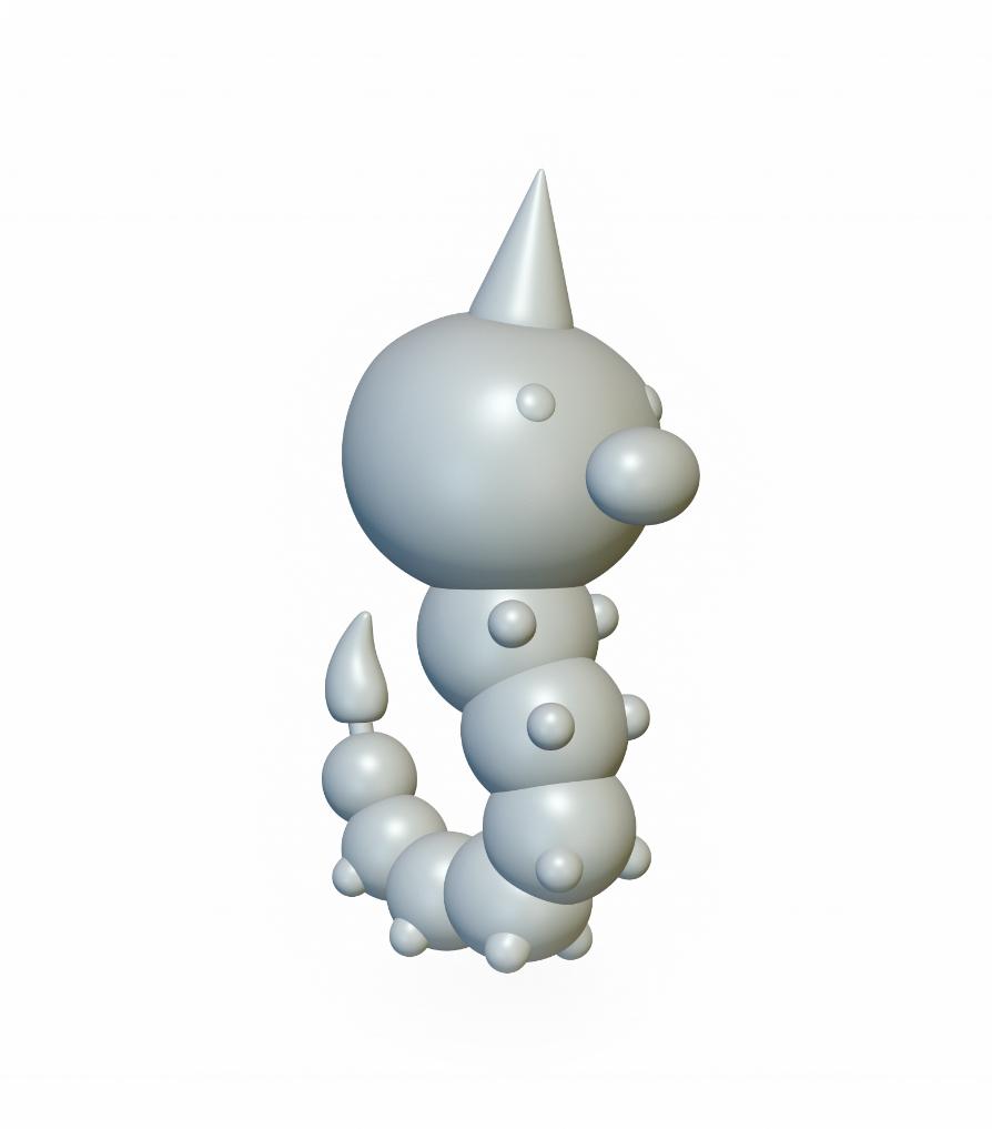 Pokemon Weedle #13 - Optimized for 3D Printing 3d model