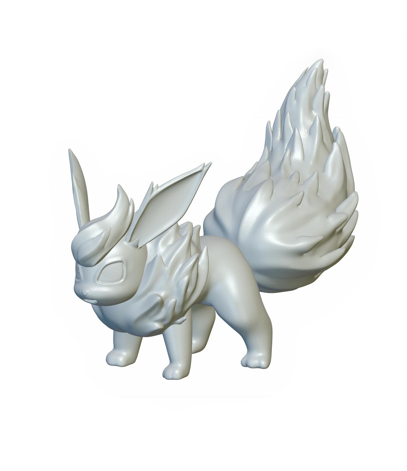 Pokemon Flareon #136 - Optimized for 3D Printing 3d model