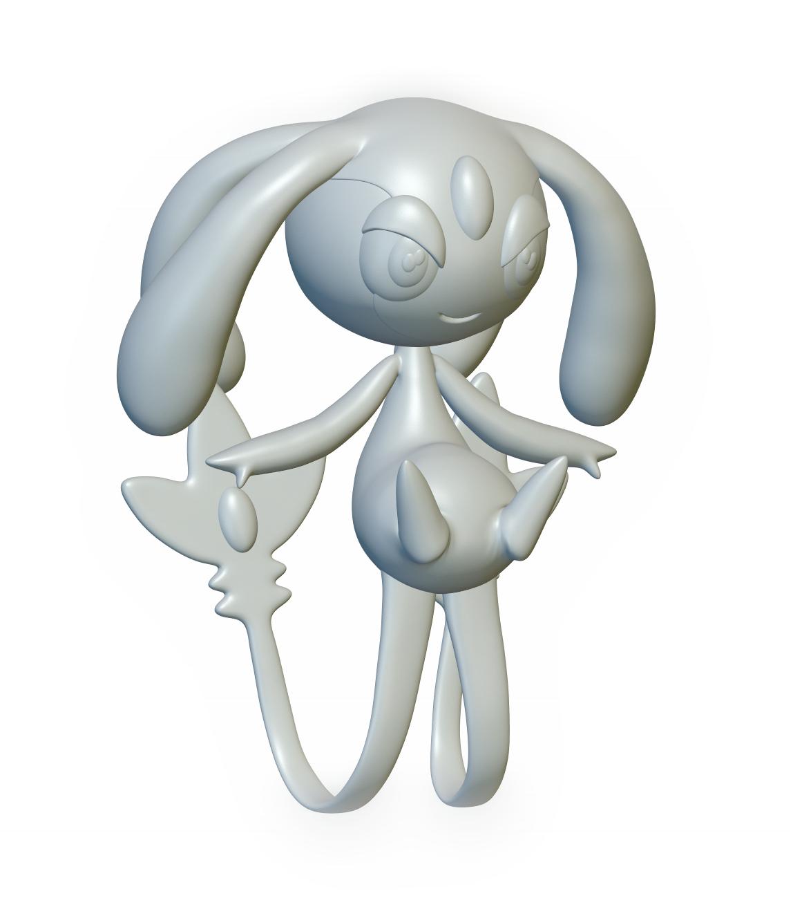 Pokemon Mesprit #481 - Optimized for 3D Printing 3d model