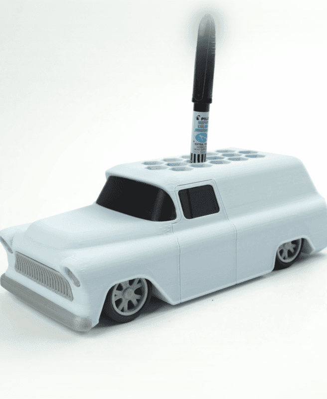 1955 CHEVY PANEL VAN 3d model