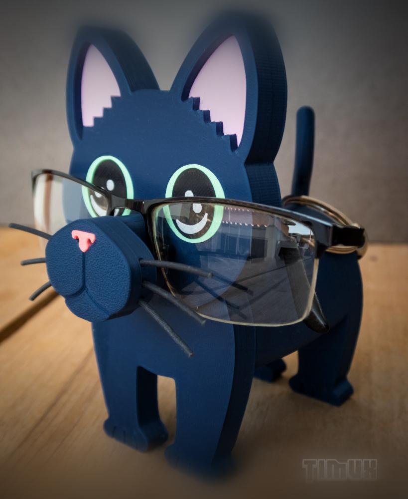 CAT GLASSES HOLDER 3d model