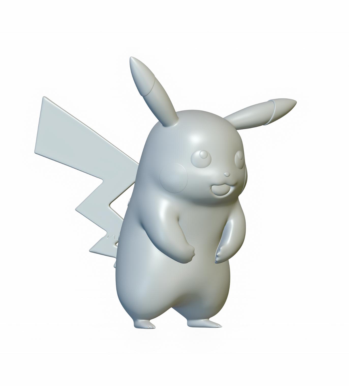 Pokemon Pikachu #25 - Optimized for 3D Printing 3d model
