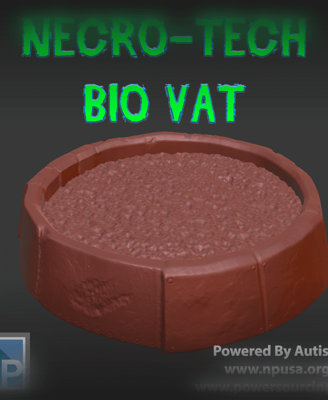 Necro-Tech Bio Vat 3d model