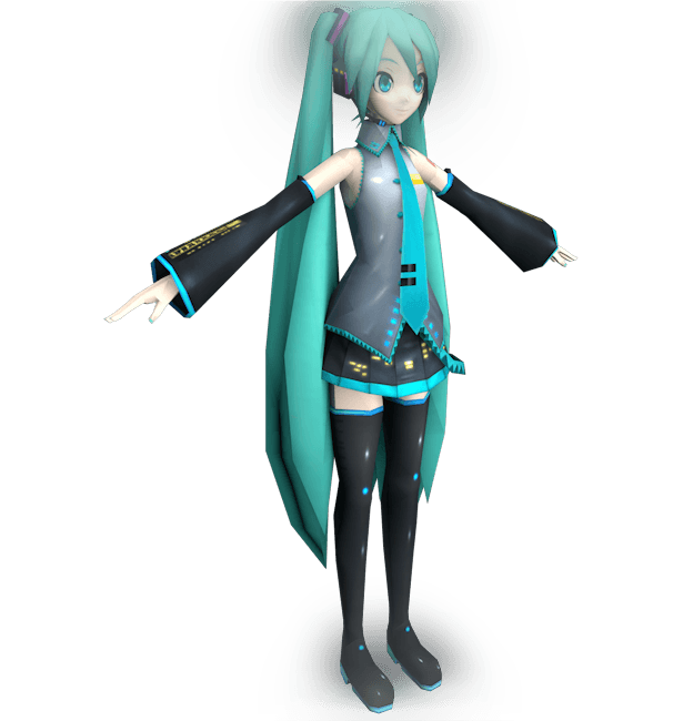 Hatsune Miku 3d model