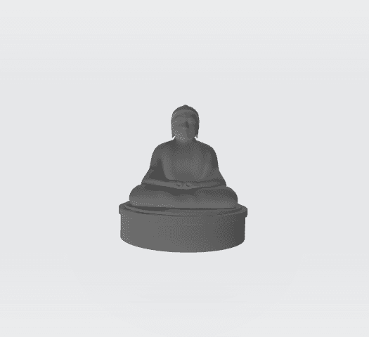 Buddha statue.obj 3d model