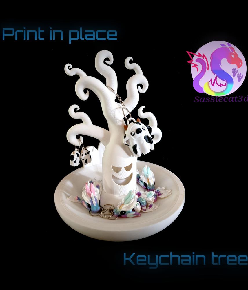 Halloween Keychain Tree *Personal use* 3d model