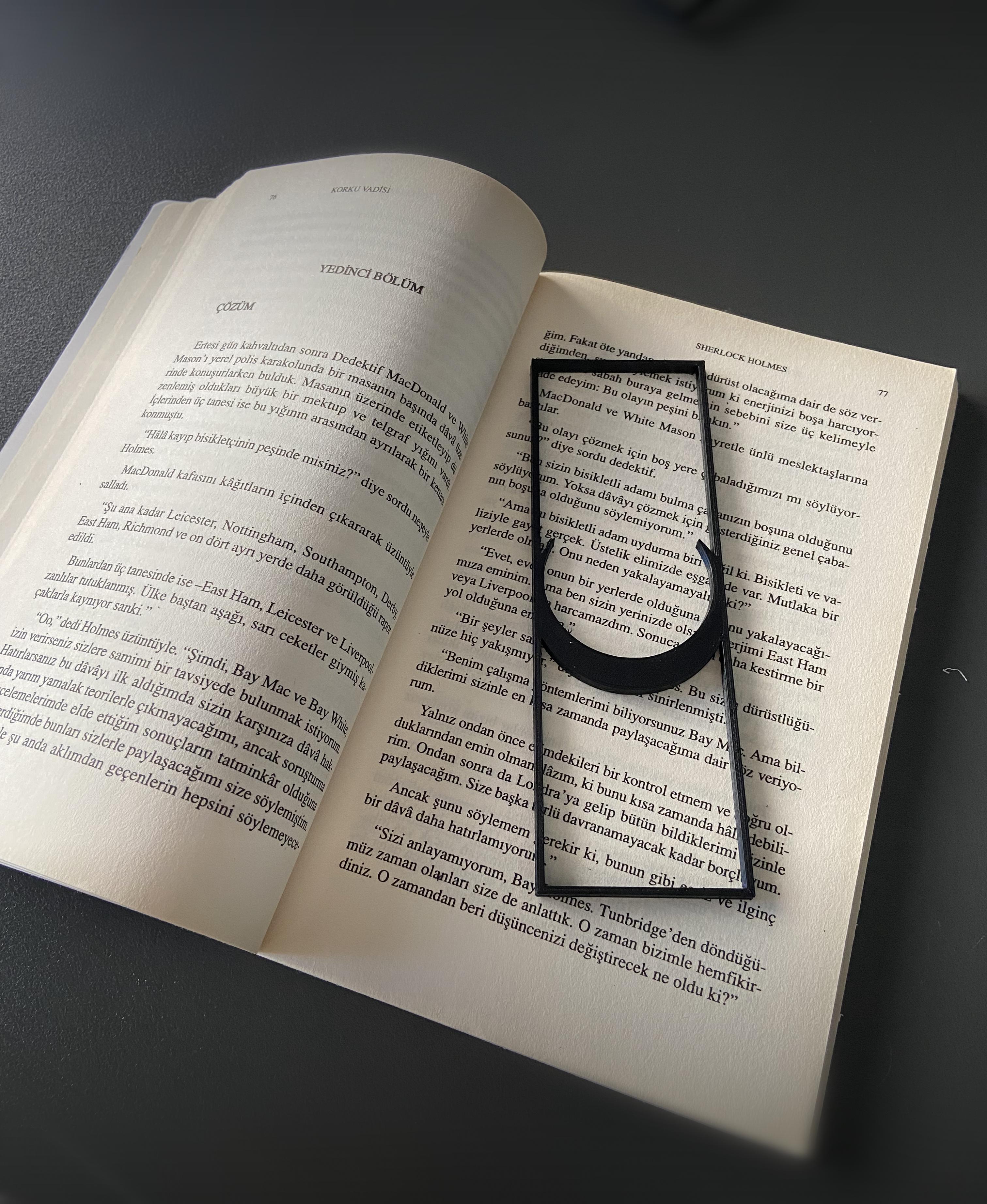 Moon Bookmark 3d model