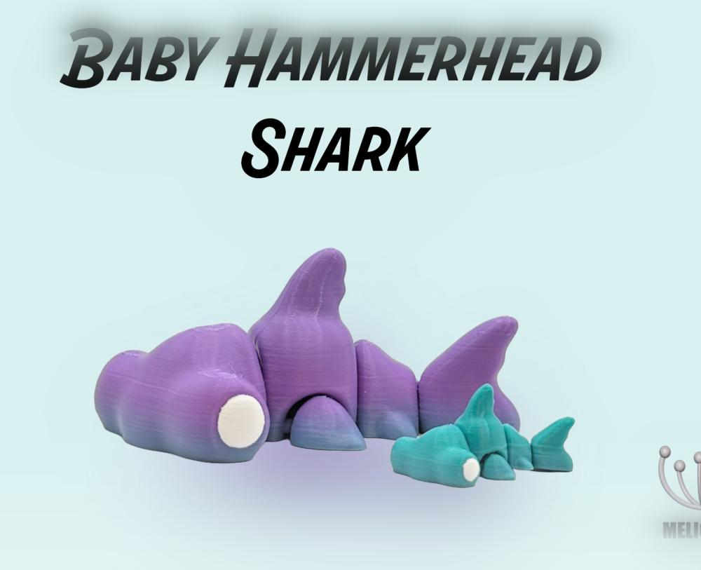 M3D - Baby Hammerhead Shark 3d model