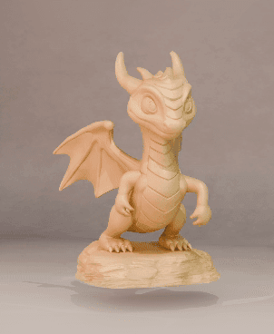 Cute Dragon - Updated 3d model