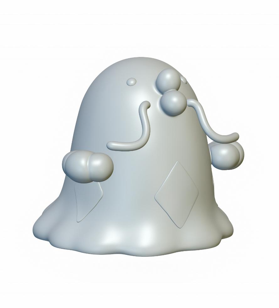 Pokemon Swalot #317 - Optimized for 3D Printing 3d model