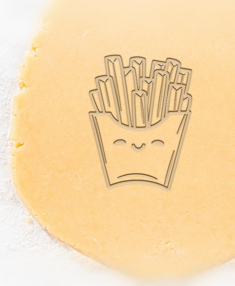 Fries Cookie Cutter, Biscuit Cutter 3d model