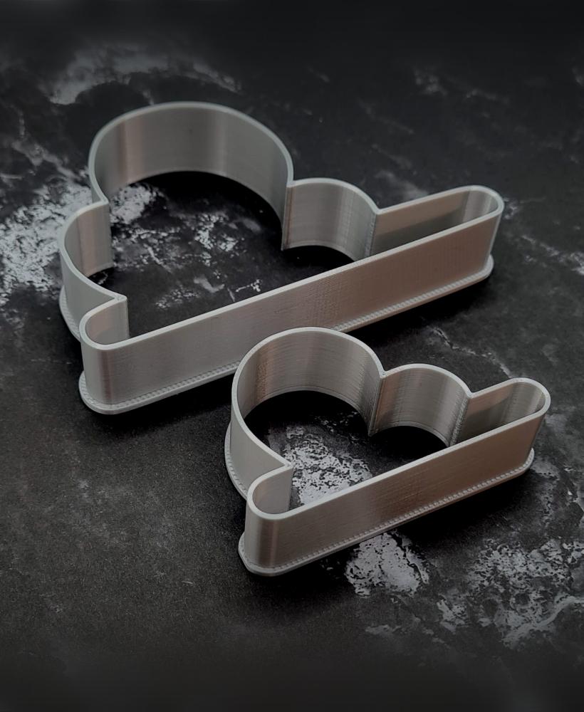 Cloud (Toy Story) Cookie Cutters - JCreateNZ 3d model