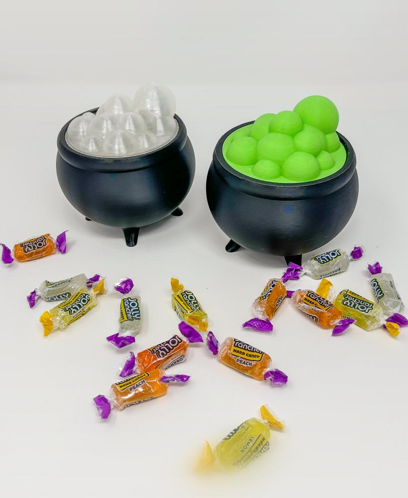  Halloween Cauldron: Light-Up Decor or Functional Container 3d model