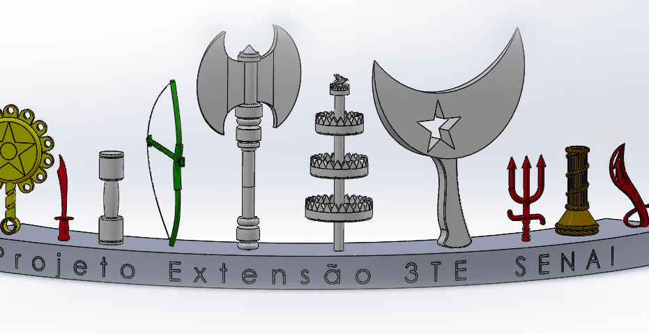 Ferramentas dos Orixás 3d model