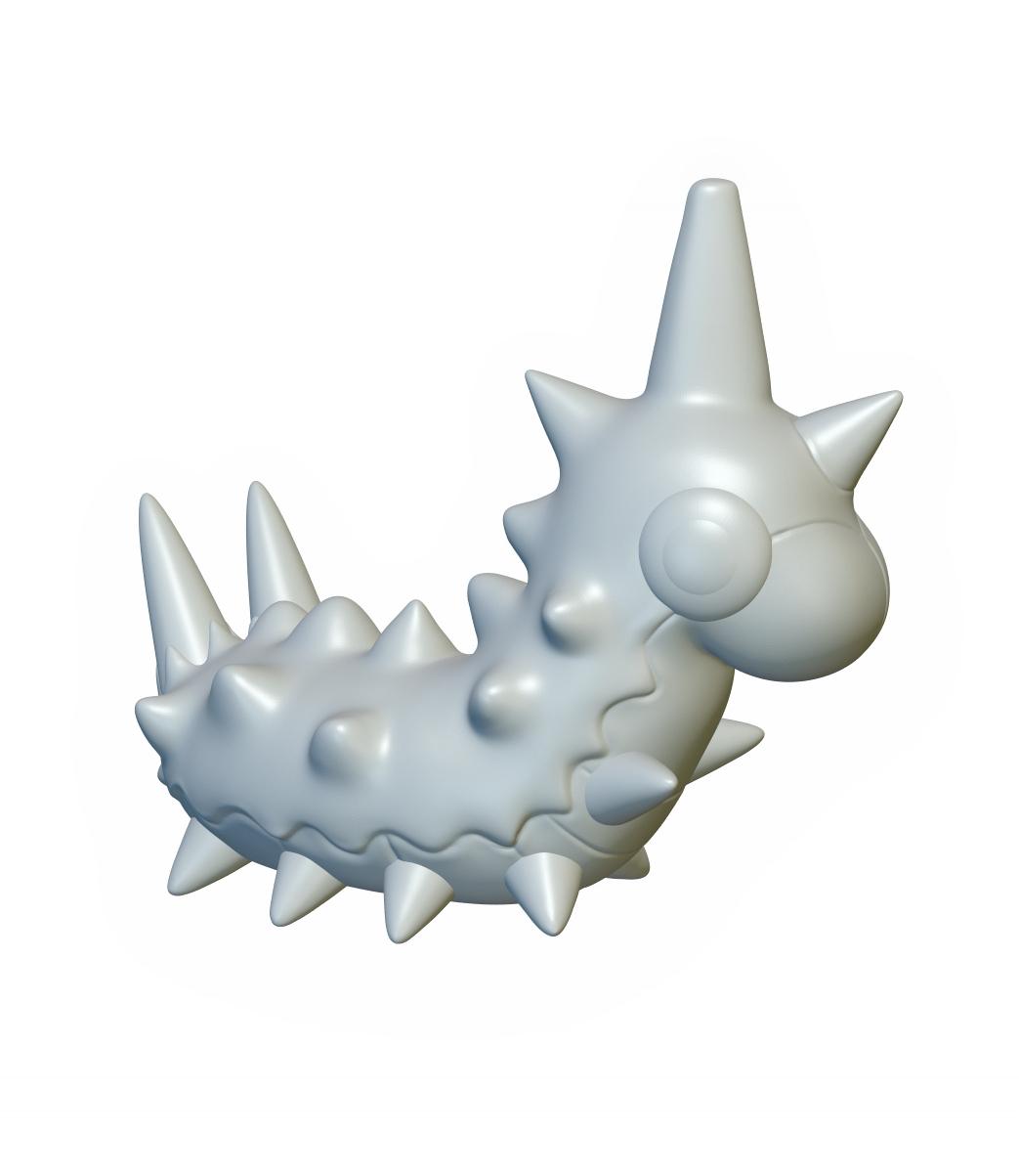 Pokemon Wurmple #265 - Optimized for 3D Printing 3d model