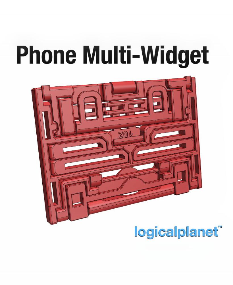 Phone Multi Widget (and Fidget) 3d model