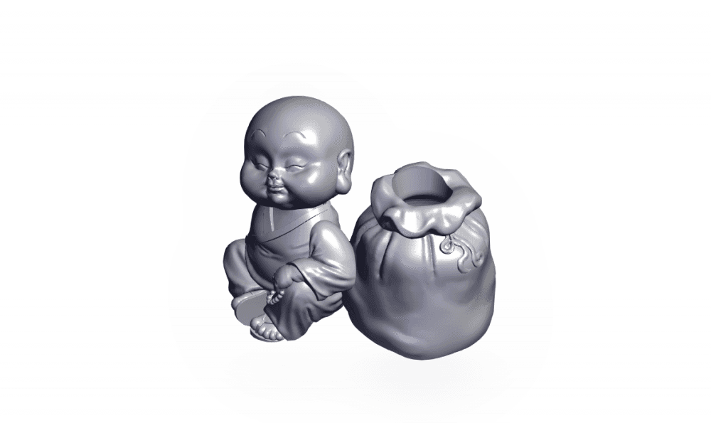 Buddha vase.stl 3d model