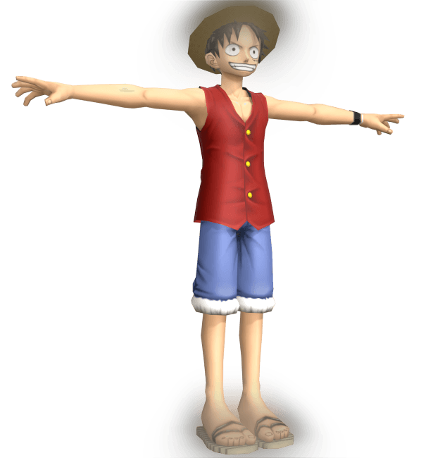 Luffy 3d model