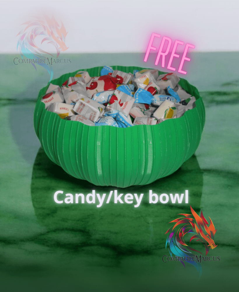 Candy-key bowl / Easy Print / 3mf included 3d model