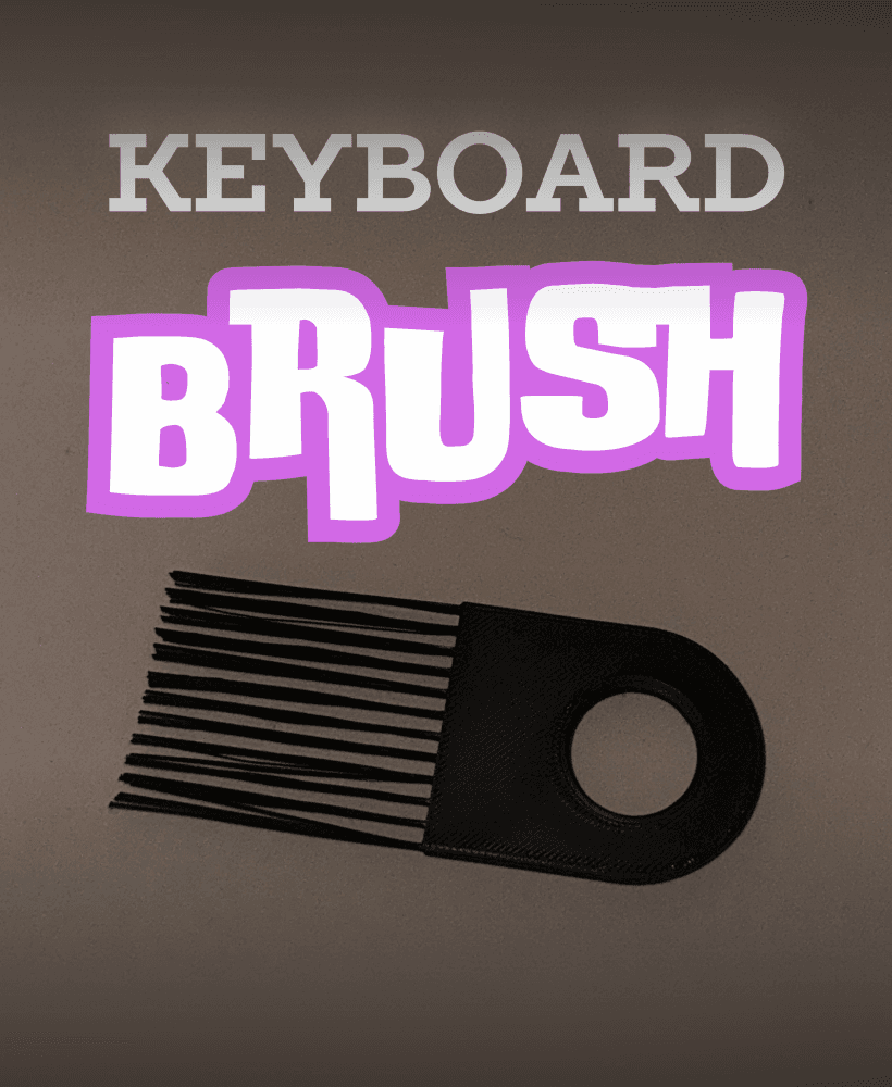 Keyboard brush - FireDragon3D 3d model