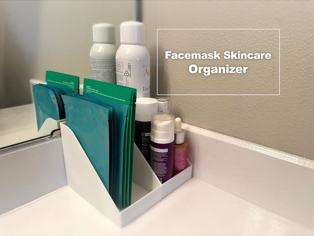 Facemask skincare organizer 3d model