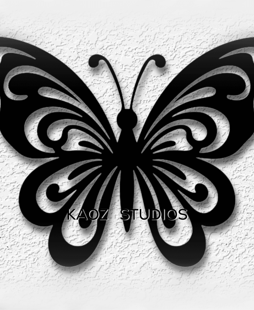 Butterfly wall art insect wall decor garden decoration 3d model