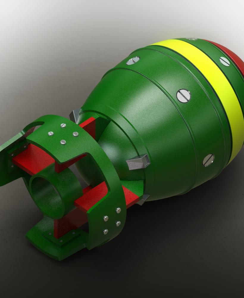 Fallout 4 Mini Nuke 3d model