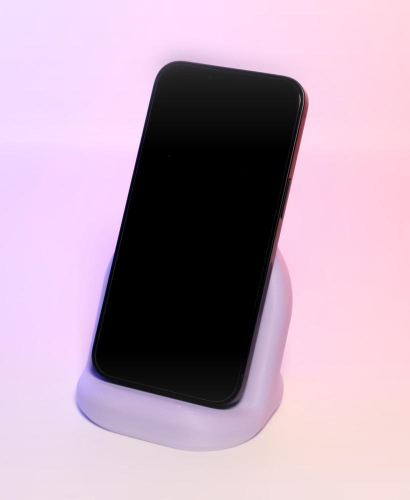 Cute Minimal Phone Holder 3d model