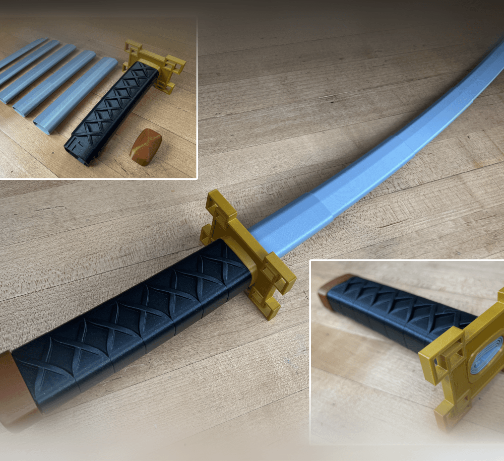 Muichiro's Collapsing Sword 3d model