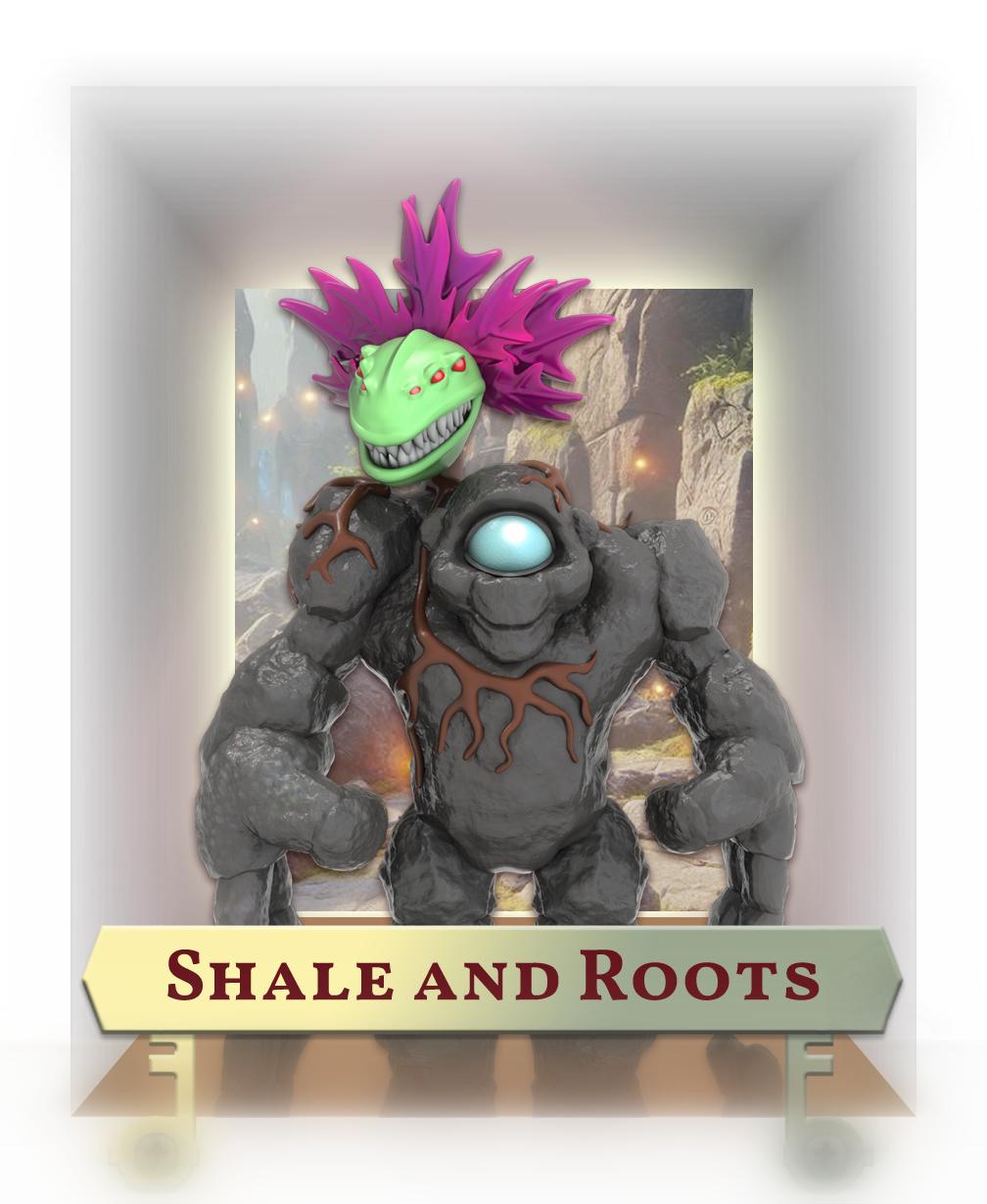 Shale and Roots  3d model