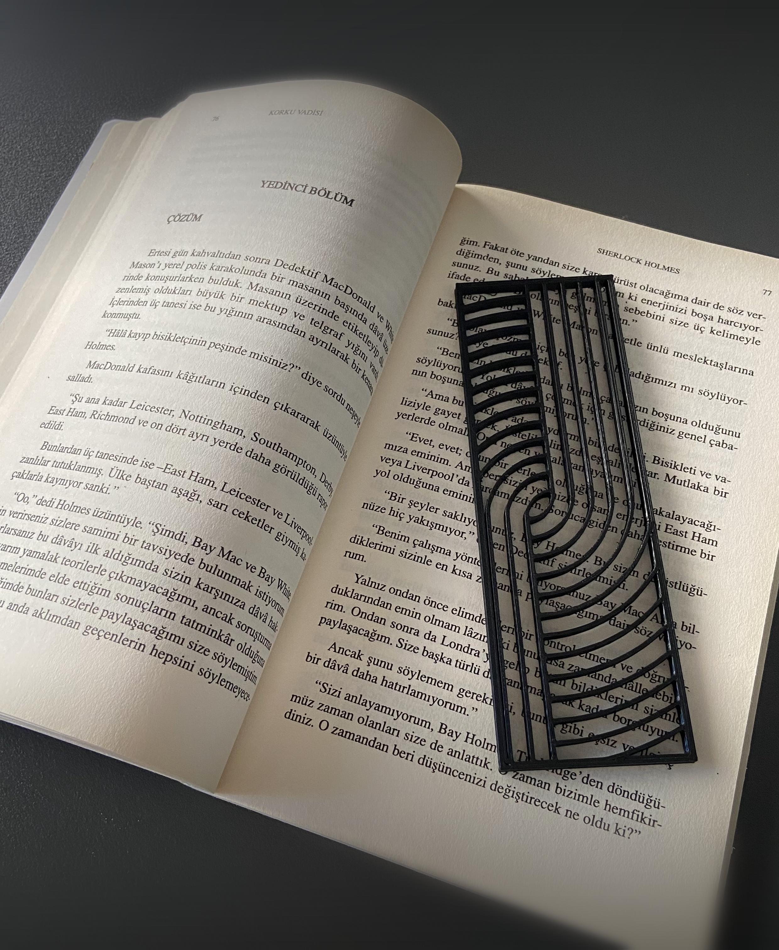 Geometric Bookmark 3d model