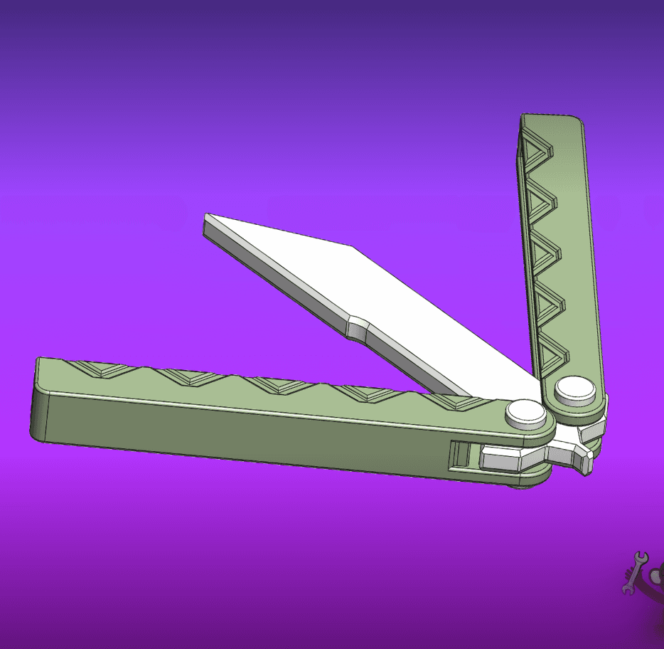 ButterFly_Knife 3d model