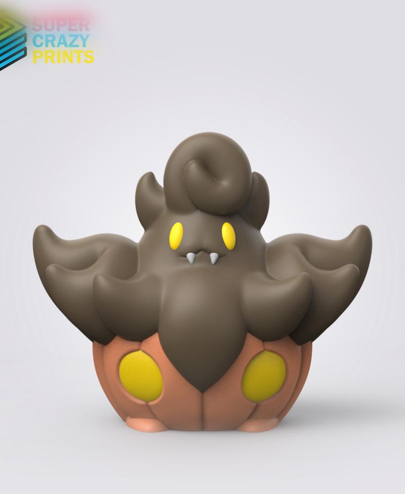 Pumpkaboo (Easy Print No Supports) 3d model