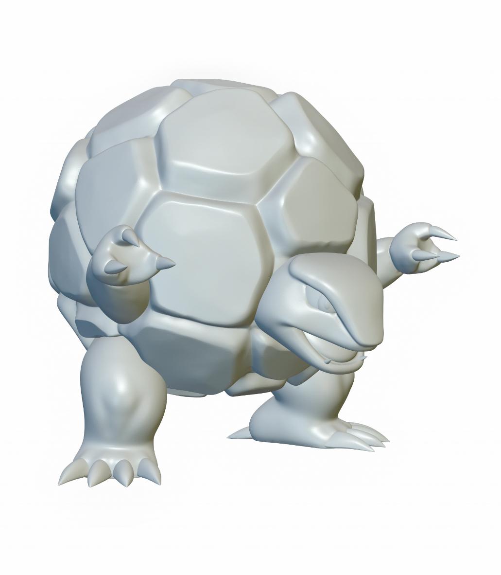 Pokemon Golem #76 - Optimized for 3D Printing 3d model