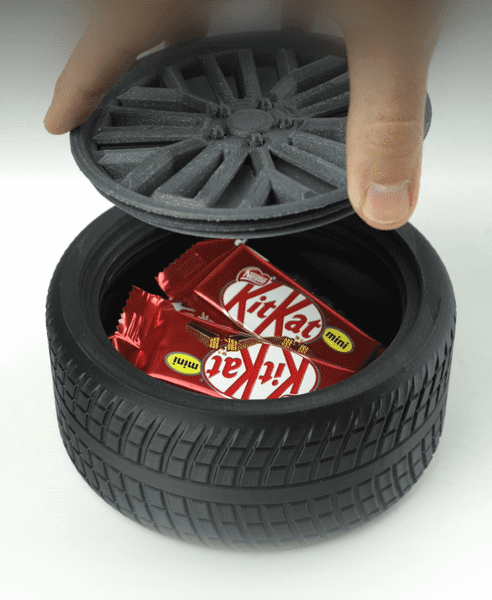 TIRE RIM STORAGE BOX 3d model