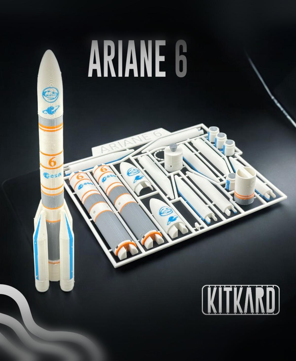 Ariane 6 Kit Card 3d model