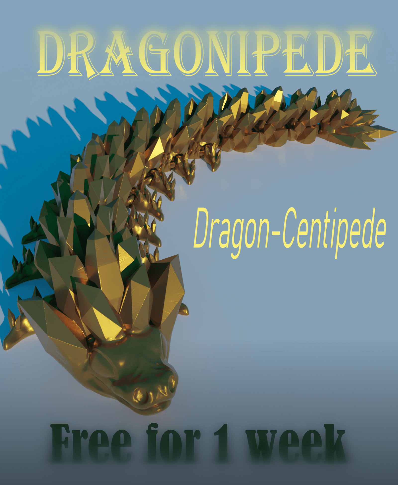 Dragon - Centipede (Dragonipede) 3d model